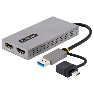 STARTECH CONSIG ADAPTADOR CONVERTIDOR USB 3.0 ADAP A 2 PANTALLAS HDMI WINDOWS/MAC