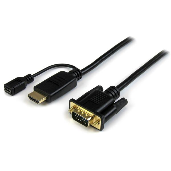 CABLE 1.8M CONVERTIDOR ACTIVO CABL HDMI A VGA 1920X1200 1080P .