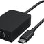 MICROSOFT USB-C TO VGA ADAPTER COMM CAA PWR C EN XD XX HDWR COMMERCIAL ADAPTADOR USB-C TO VGA .