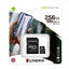 Micro SD Con Adaptador Cl10, 256GB, A1.