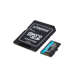 KINGSTON PP FLASH MICRO SDXC MEMORIA KINGSTON FLSH 256GB CANVAS GO PLUS A2 U3 V30 CAR