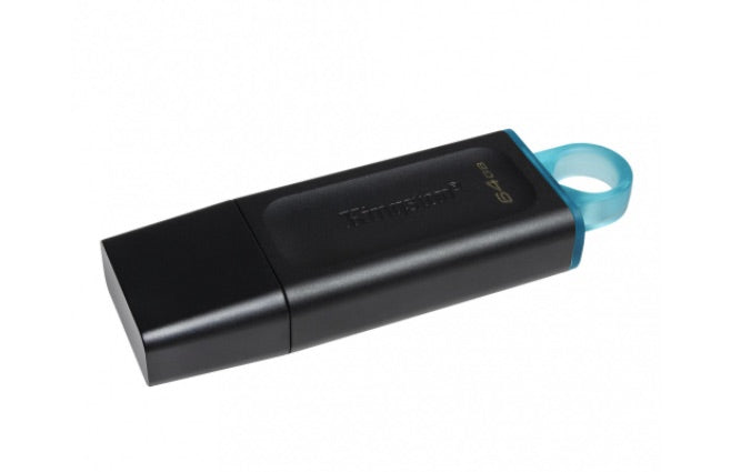 USB 3.2 Memoria Kingston 64gb, DataTraveler Exodia (Color Negro-Verde)