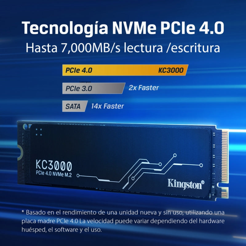 SKC3000D/2048G SSD Kingston KC3000 NVMe, 2048GB, PCI Express 4.0, M.2