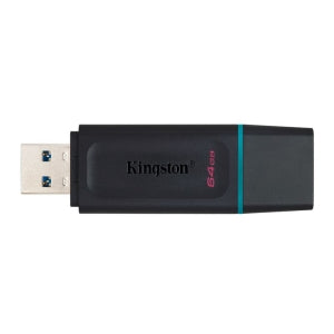 KINGSTON PP FLASH USB MEMORIA KINGSTON 64GB EXT DT EXODIA BLANCO/ANILLO AZUL TRANS