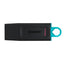 USB Memoria Kingston 64gb DT Exodia color Blanco/Anillo Azul Transparente