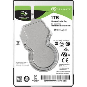 Disco Duro Interno 1TB, 2.5", Sata 6Gb/s, 7200rpm, 128MB, 7mm, para Laptop, Pc´s & All in One, 5 Años de Garantia, Barracuda Pro Seagate.