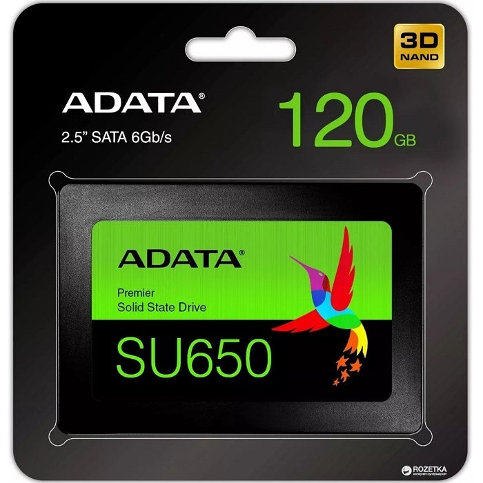 SSD Adata Ultimate SU650, 120GB, SATA III, 2.5'', 7mm, Blister