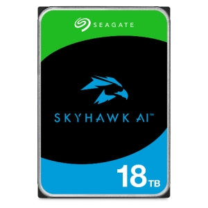 ST18000VE002 Disco Duro para Videovigilancia Seagate SkyHawk AI 3.5", 18TB, SATA III, 7200 RPM, 256MB Caché