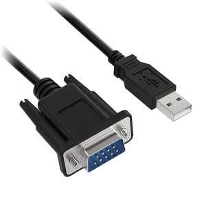 Cable USB Brobotix 6000311, Macho - DB-9 Macho, Negro