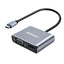 Hub Docking USB-C 4-en-1 Brobotix 6000687 | HDMI 4K + VGA + USB-A 3.0 + USB-C | Para Laptop y MacBook | Presentaciones con Monitor y Proyector | SKU 6000687