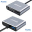 Hub Docking USB-C 4-en-1 Brobotix 6000687 | HDMI 4K + VGA + USB-A 3.0 + USB-C | Para Laptop y MacBook | Presentaciones con Monitor y Proyector | SKU 6000687