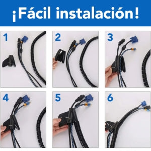 BROBOTIX ORGANIZADOR DE CABLES EN TUBO CPNT .