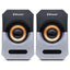 Bocina Multimedia BRobotix, USB, 3.5mm, Negro/Plata