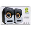 Bocina Multimedia BRobotix, USB, 3.5mm, Negro/Plata