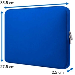 BROBOTIX FUNDA DE NEOPRENO PARA LAPTOP 1CASE 4.0IN, BASICA, AZUL MARINO BROBOTI