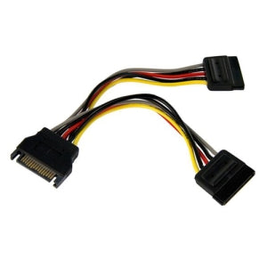 BROBOTIX CABLE SATA PARA CORRIENTE. DOBLCABL E A 15 CM BROBOTIX