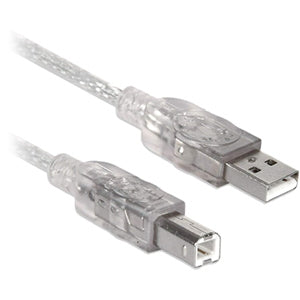 BROBOTIX CABLE USB V2.0 A-B 1.8 M PLATA CABL BROBOTIX