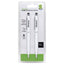 Stylus + Bolígrafo Duo Pack Brobotix 6000397 | 2 Piezas | Punta de Goma para Pantalla Táctil + Tinta Negra Retráctil | Clip de Bolsillo | Blanco | Para Tablet y Smartphone | SKU 6000397
