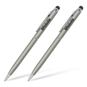 Lápiz digital Stylus Duo Pack BRobotix, Para tablet, Plata