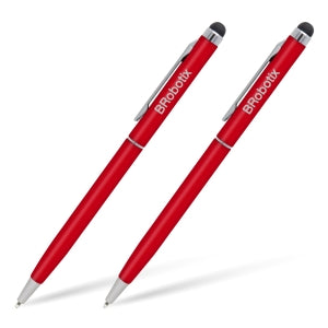 BRobotix Lápiz Digital Stylus Duo Pack para Tablet, Rojo