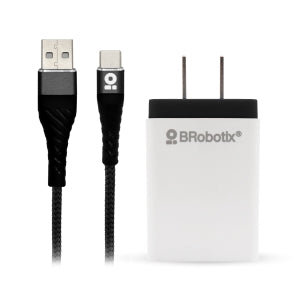 Cargador USB Brobotix 963325, 1x USB 2.0, Negro