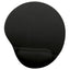 Mousepad con descansa muñecas de gel BRobotix, 20x23cm, Grosor 20mm, Negro