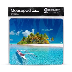 Mousepad 136285 BRobotix, 24 x 20cm, Grosor 2mm, Paisajes - 10 Piezas