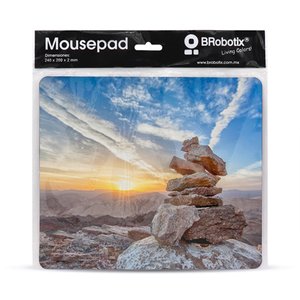 Mousepad 136285 BRobotix, 24 x 20cm, Grosor 2mm, Paisajes - 10 Piezas