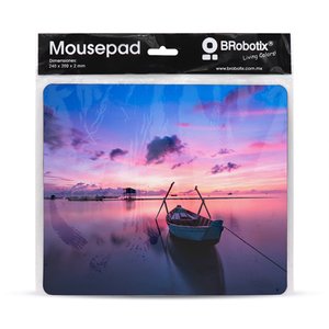 Mousepad 136285 BRobotix, 24 x 20cm, Grosor 2mm, Paisajes - 10 Piezas