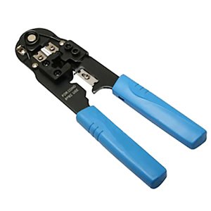 Pinza Crimpeadora para Plug Brobotix 210 RJ45, Cat5e Cat6, Cable Patch, Azul