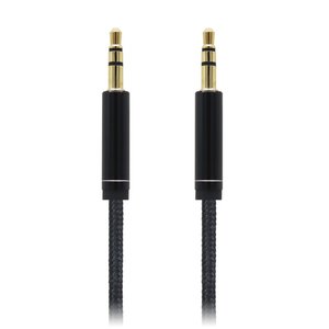 BROBOTIX CABLE STEREO DE NYLON. MACHO - CABL MACHO, 1 M, NEGRO BROBOTIX