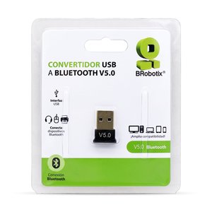 BROBOTIX CONVERTIDOR USB A BLUETOOTH NGOADAP V5.0 BROBOTIX