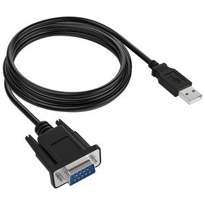 Cable USB Brobotix 6000311, Macho - DB-9 Macho, Negro