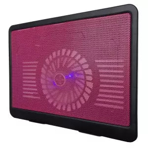 BRobotix Base Enfriadora para Laptop 15'', con 1 Ventilador de 320RPM, Negro/Rojo