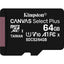 KINGSTON PP FLASH MICRO SDXC MEMORIA KINGSTON FLSH 64GB CANVAS SELECT PLUS 100R A1 C1