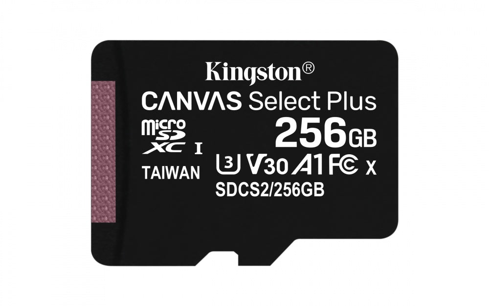Micro SD Con Adaptador Cl10, 256GB, A1.