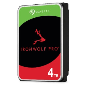 Disco Duro Interno 4TB, 3.5", Sata 6Gb/s, 7200RPM, 256MB, bahías ilimitadas, Hot Plug 24x7, IronWolf Pro NAS Seagate