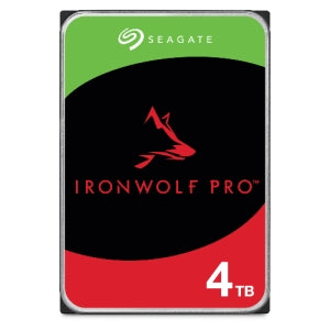 ST4000NE001 Disco Duro para NAS Seagate IronWolf Pro 3.5" de 1 a 24 Bahías, 4TB, SATA III, 6Gbit/s, 7200RPM, 128MB Caché