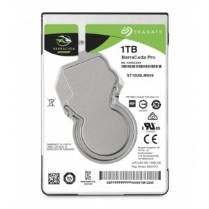 Disco Duro Interno 1TB, 2.5", Sata 6Gb/s, 7200rpm, 128MB, 7mm, para Laptop, Pc´s & All in One, 5 Años de Garantia, Barracuda Pro Seagate.