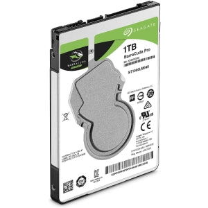 Disco Duro Interno 1TB, 2.5", Sata 6Gb/s, 7200rpm, 128MB, 7mm, para Laptop, Pc´s & All in One, 5 Años de Garantia, Barracuda Pro Seagate.