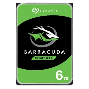 ST6000DM003 Disco Duro Interno Seagate Barracuda 3.5'', 6TB, SATA III, 6 Gbit/s, 5400RPM, 256MB Caché