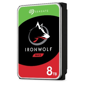 Disco Duro Interno, 8TB, 3.5", SATA 6Gb/s, 7200RPM, 256MB, para NAS de 1-8 bahías, Hot Plug 24x7, 3 años de garantía, IronWolf NAS Seagate