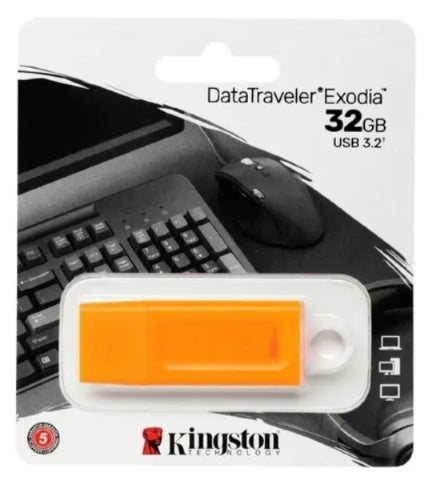 SWTS KINGSTON FLA USB MEMORIA KINGSTON 32GB DT WRLS EXODIA NARANJA