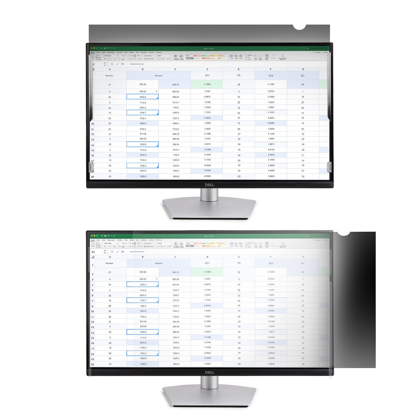 Filtro de privacidad para monitor de 22" StarTech.com, 16:9, Anti luz azul, Resistencia a arañazos