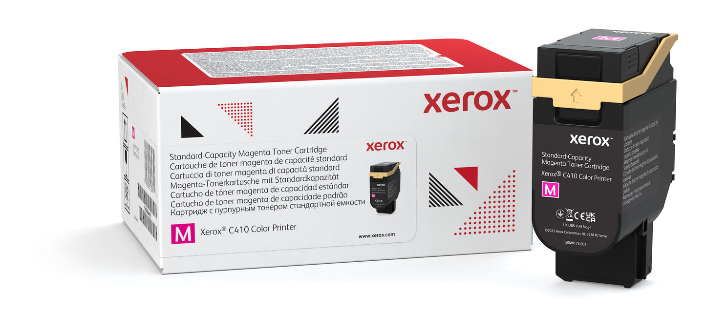 XEROX SUPP A4 COL TNER CAPACIDAD ESTNDAR COLOR SUPL MAGENTA COMPATIBLE PACA C410 C415 TNER CAPACIDAD ESTNDAR COLOR MAGENTA COMPATIBLE PACA C410 C415