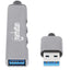 USB V2.0 MANHATTAN HUB 3 Ptos y V3.0 1 Pto, Alumini - 4 Total USB Port(s) - 3 USB 2.0 Port(s) - PC, Mac, Linux, ChromeOS