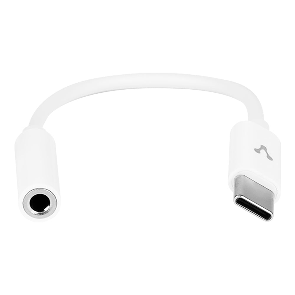 Vorago Adaptador USB-C Macho - 3.5mm Hembra, Blanco