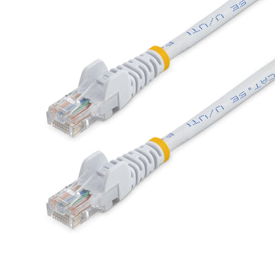 STARTECH CONSIG CABLE 1M BLANCO RED 100MBPS CABL CAT5E ETHERNET RJ45 SNAGLESS