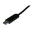 Adaptador concentrador Hub USB 3.0 STARTECH (5Gbps) Super Speed Portátil de 4 Puertos Salidas - Negro