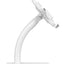 Soporte para tableta de escritorio 7.9 a 11" Manhattan, Soporta 1kg, De escritorio, Acero, Plástico, Blanco, Rotación 360°, Antirrobo